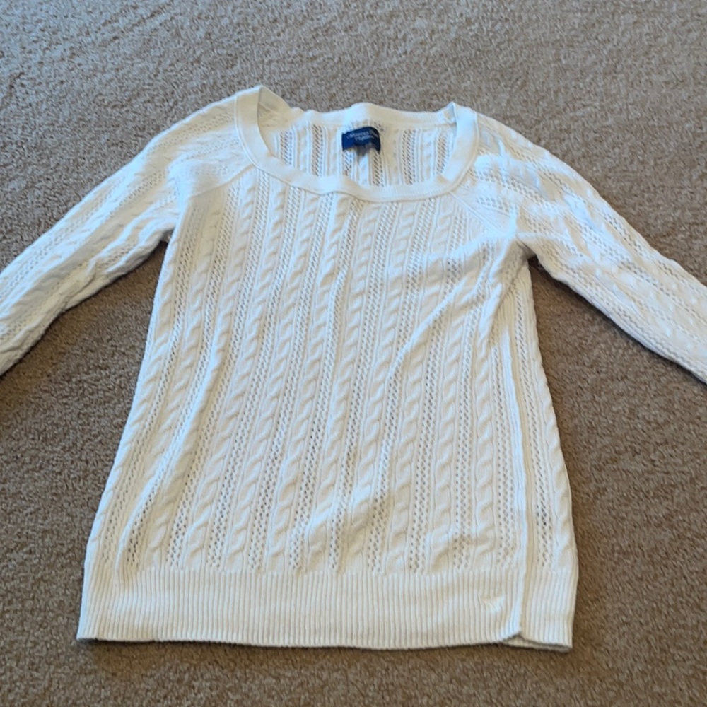 American Eagle cable knit sweater